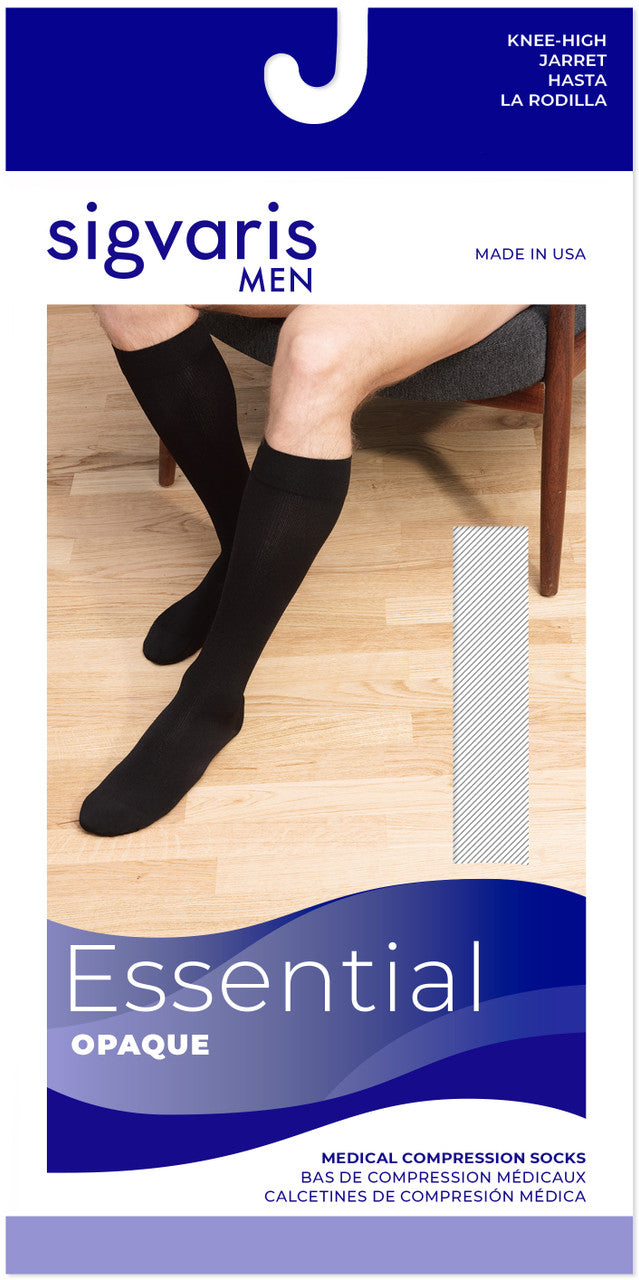 Sigvaris Select Comfort Men's Knee High 20-30mmHg - Compression Level: Firm 20-30 MmHg - Male - Knee