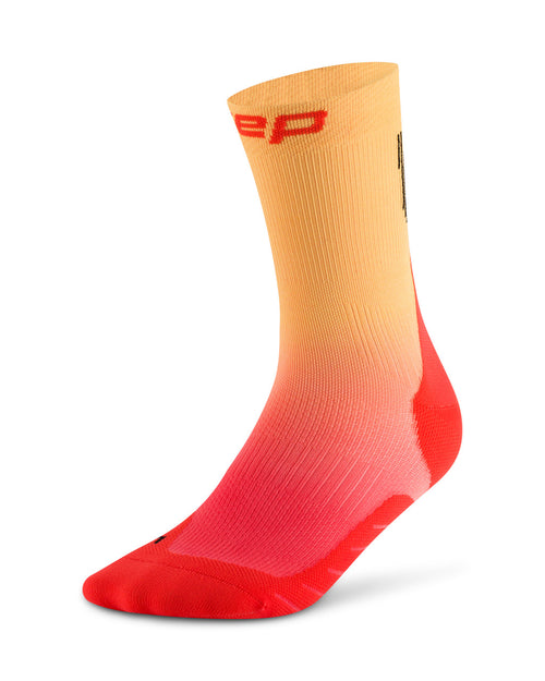 CEP 5.0 5.0 The Run Gradient Mid Cut Socks - Green/Lime Fade ...