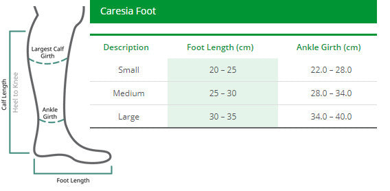 Caresia Foot Bandage Liner