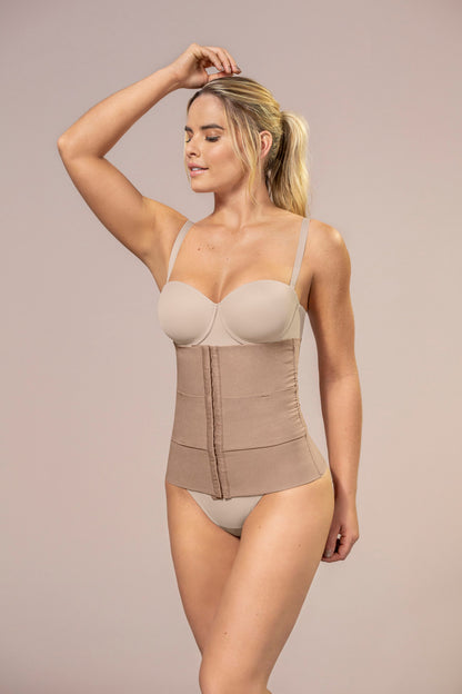 Leonisa 3-Belt Waist Cincher with Lumbar Support