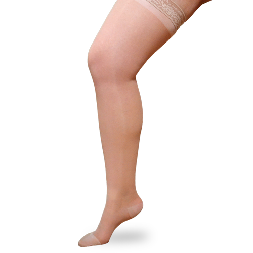 L & R ExoSheer Thigh High 15-20mmHg - Compression Level: Moderate 15-20 MmHg - Female - Leg