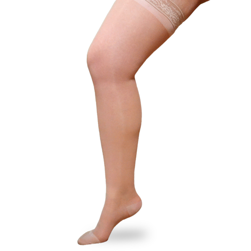 L & R ExoSheer Thigh High 8-15mmHg - Compression Level: Mild 8-15 MmHG - Female - Leg