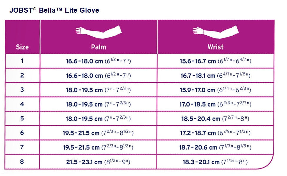 JOBST® Bella Lite Glove 20-30mmHg