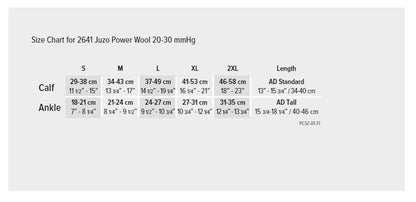 Juzo Power Wool 20-30 mmHg Compression Knee High Socks - Compression Level: Firm 20-30 MmHg - Unisex - Knee