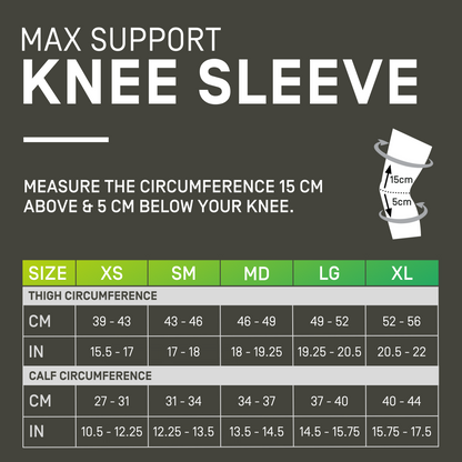 CEP Bracing Max Support Knee Sleeve Unisex