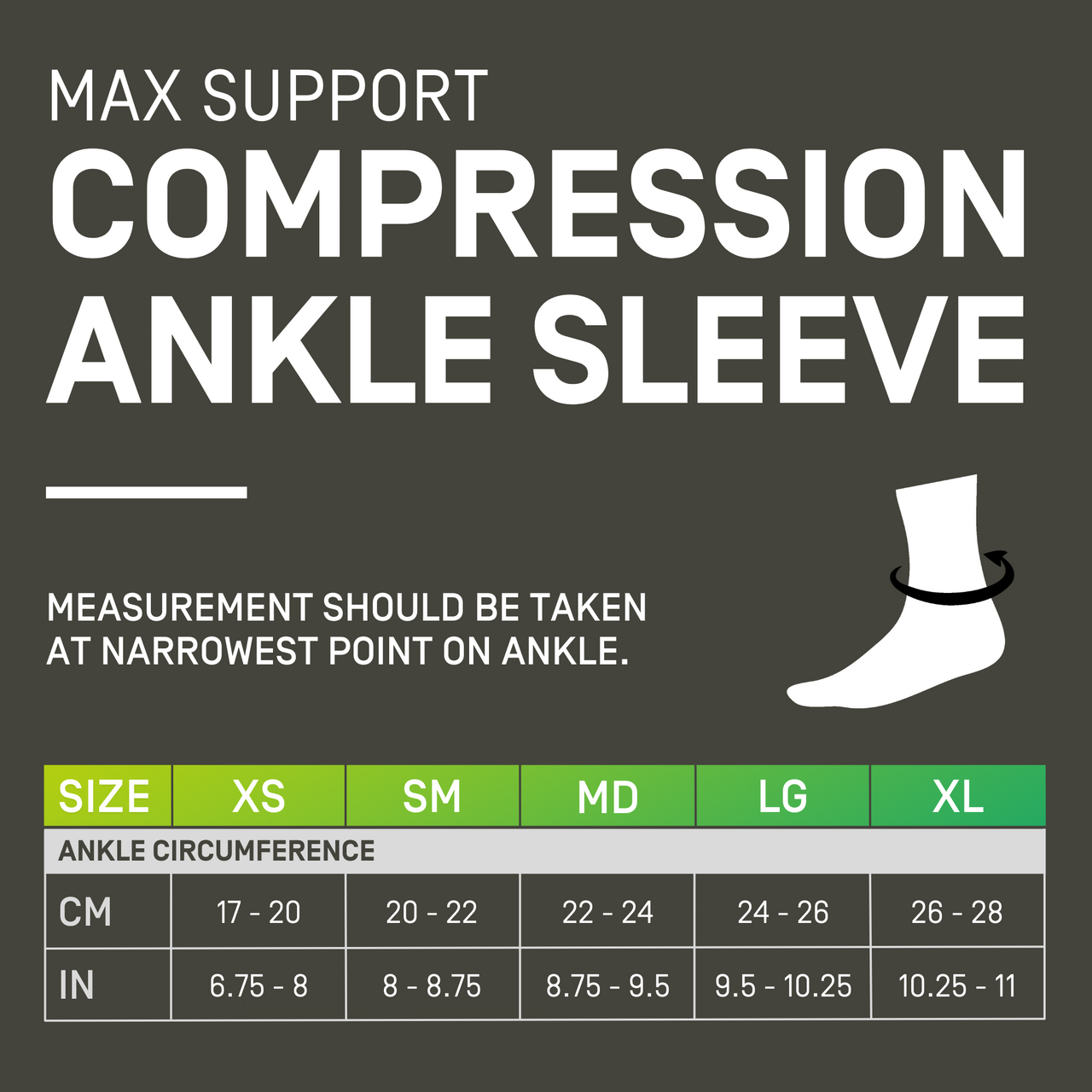 CEP Max Support Ankle Sleeve