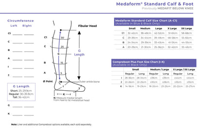 Sigvaris Medaform Standard Calf & Foot