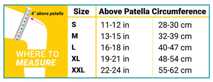 OS1st KS7+ Adjustable Performance Knee Sleeve