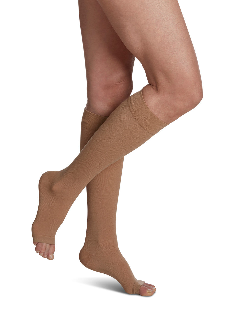 Sigvaris Select Comfort Plus Knee High, Open Toe 30-40mmHg - Compression Level: Extra Firm 30-40 MmHg - Unisex - Foot