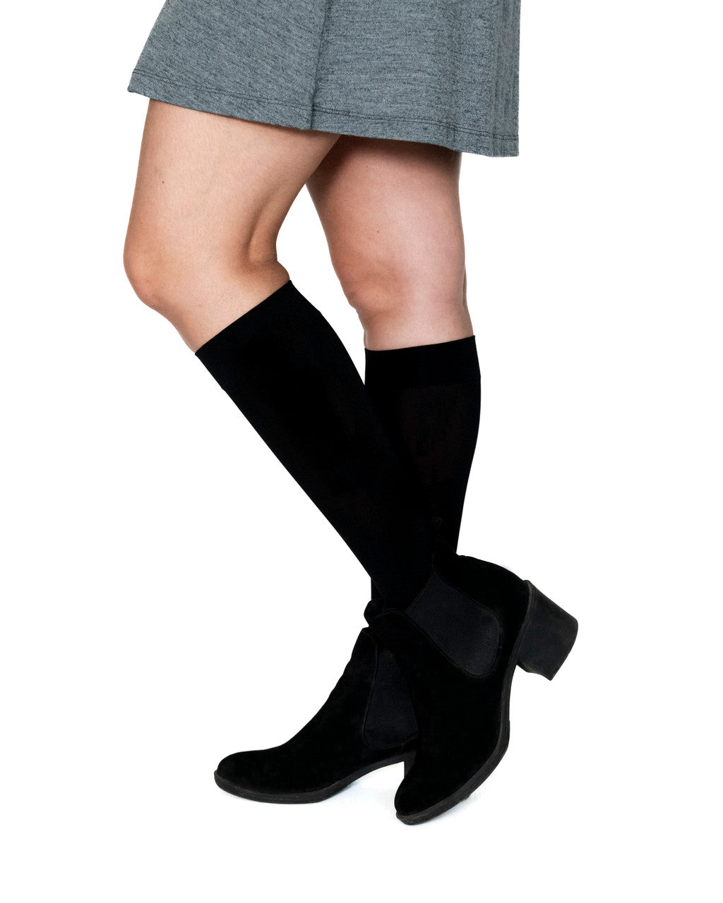 Royfa Opaque Knee High 20-30mmHg - Compression Level: Firm 20-30 MmHg - Unisex - Knee