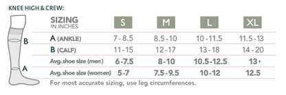 Rejuva Knee High 20-30 mmHg Closed Toe Women's