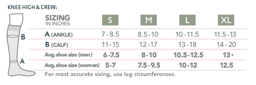 Rejuva Knee High 20-30 mmHg Closed Toe Women's