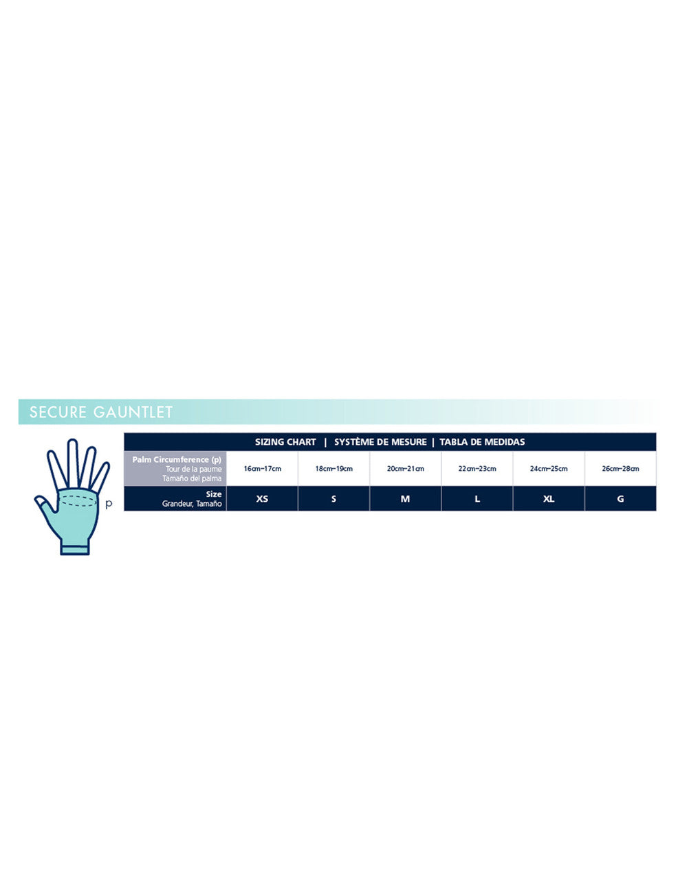 Sigvaris Secure Gauntlet 20-30mmHg