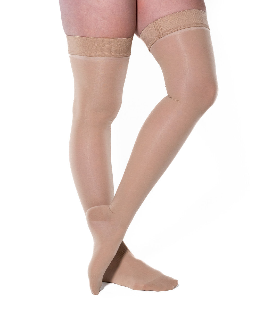 Royfa Sheer Thigh High 20-30mmHg - Compression Level: Firm 20-30 MmHg - Female - Leg