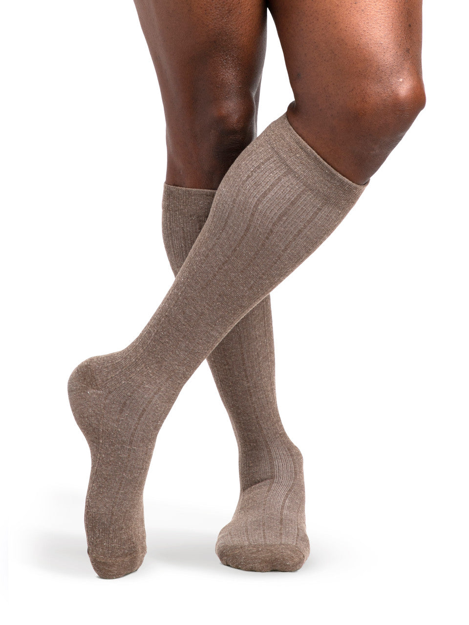 Sigvaris Men's Linen Ribbed Socks 20-30mmHg