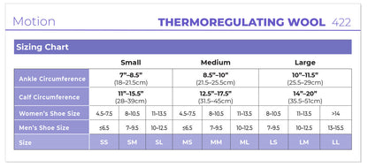 Sigvaris Thermoregulating Wool Socks 20-30mmHg