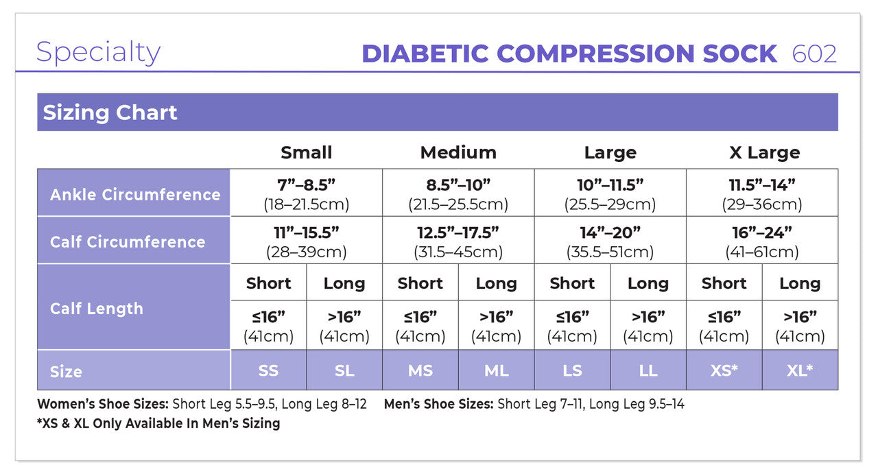 Sigvaris Men's Diabetic Sock 18-25mmHg