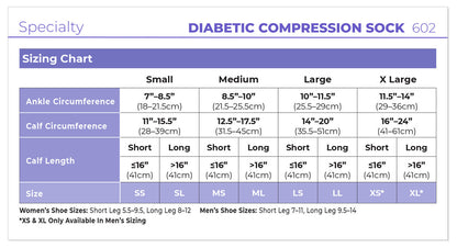Sigvaris Men's Diabetic Sock 18-25mmHg