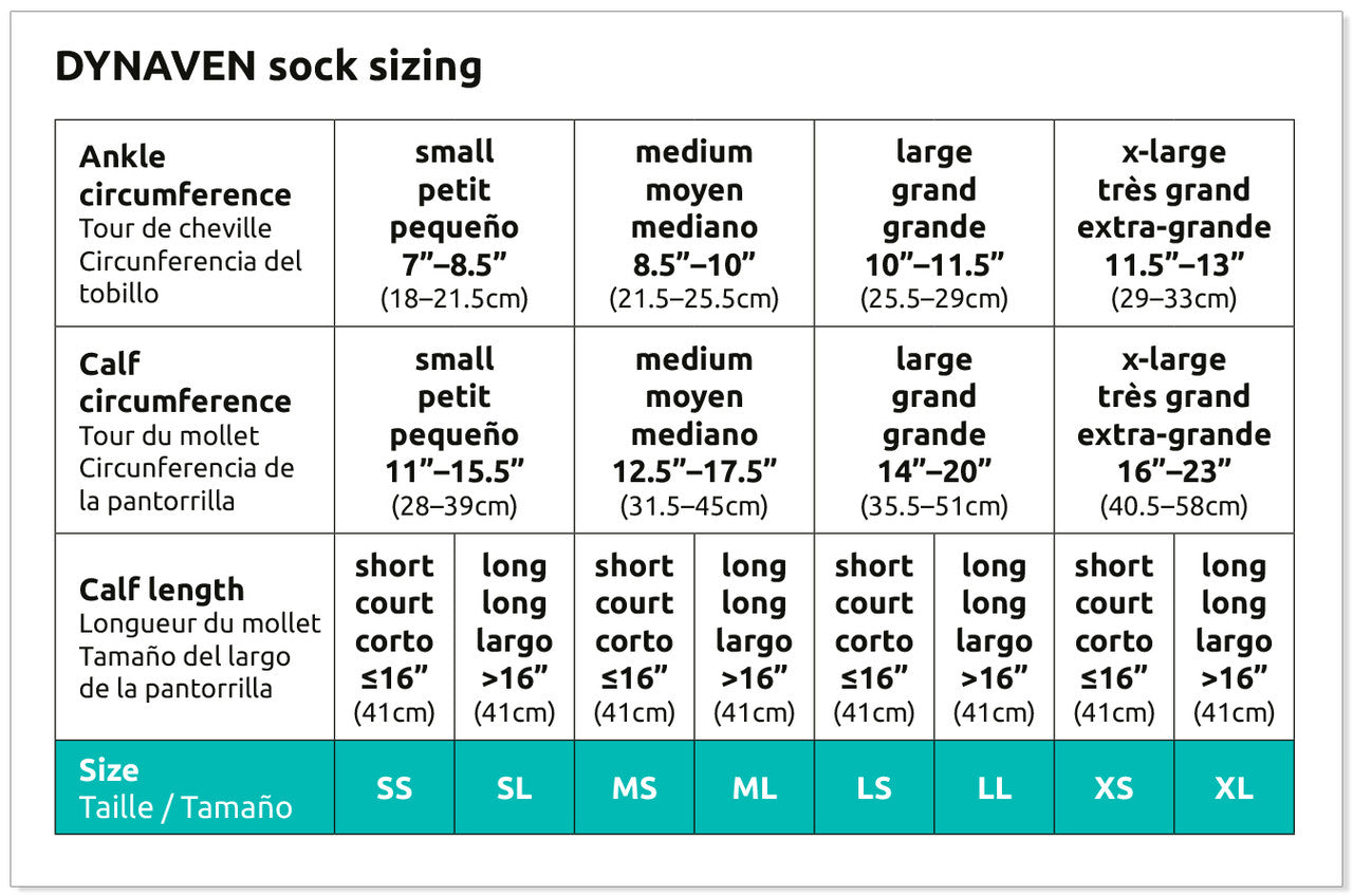 Sigvaris Dynaven Cushioned Knee High 15-20mmHg - Compression Level: Moderate 15-20 MmHg - Unisex - Knee