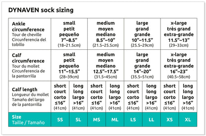 Sigvaris Dynaven Cushioned Knee High 15-20mmHg - Compression Level: Moderate 15-20 MmHg - Unisex - Knee
