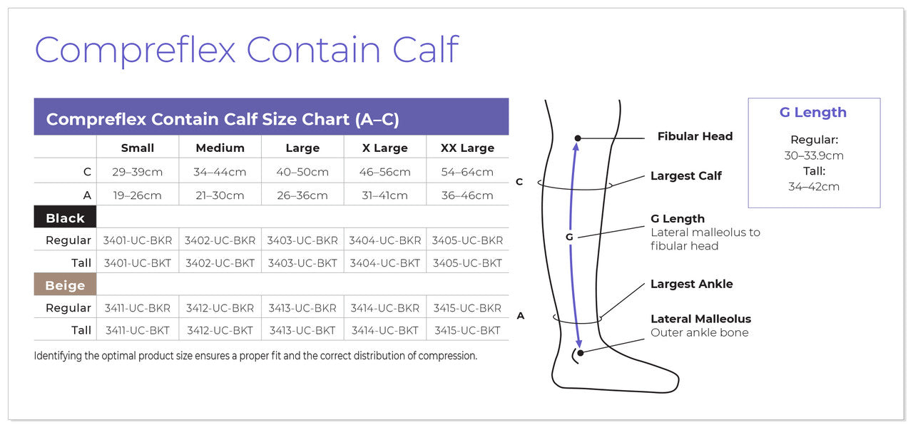 Sigvaris Compreflex Contain Calf