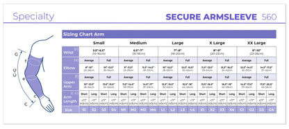 Sigvaris Secure Lite Armsleeve 20-30mmHg