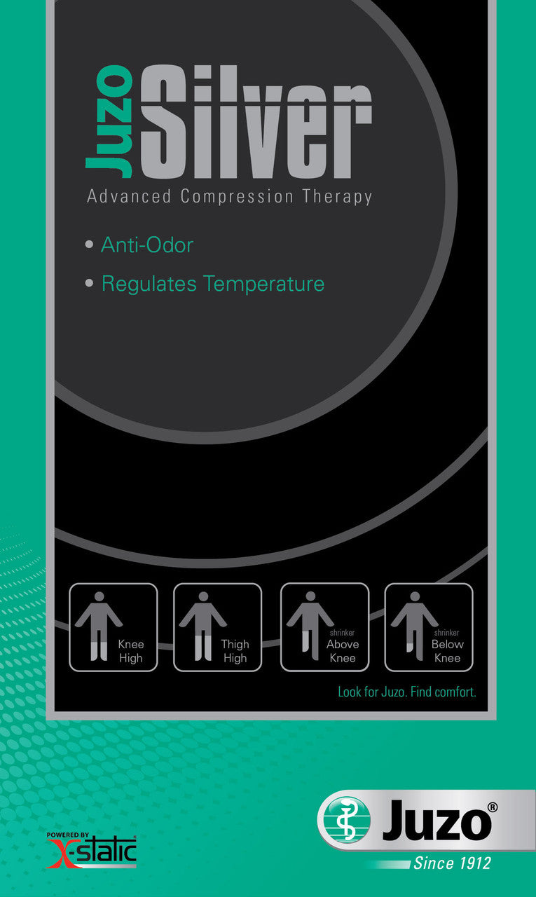 Juzo Silver Knee High 30-40mmHg - Compression Level: Extra Firm 30-40 MmHg - Unisex - Knee