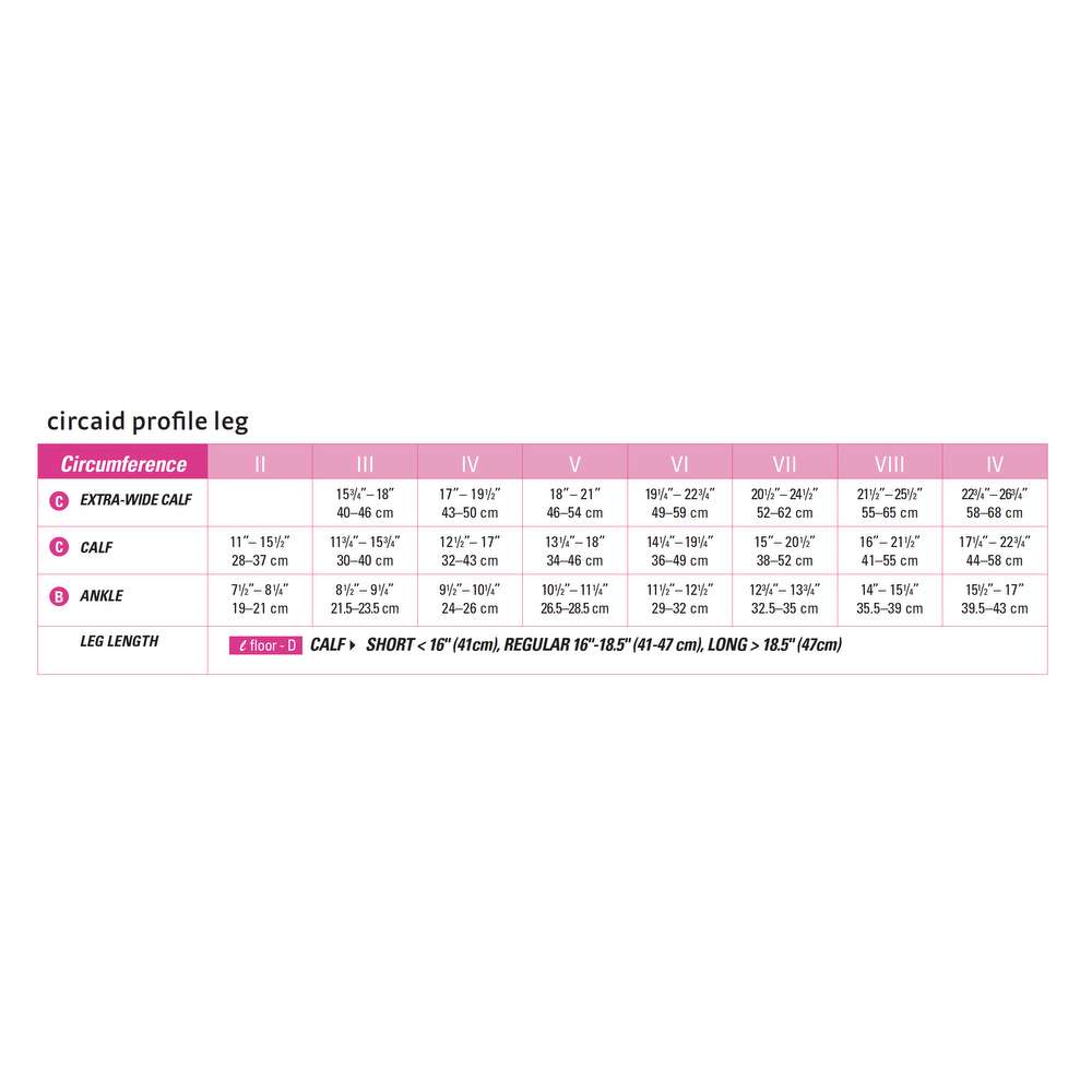 circaid Profile lower leg foam sleeve
