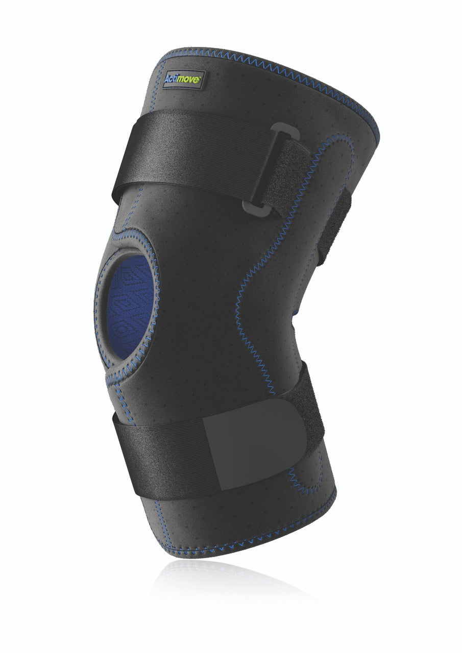 Actimove ® SPORTS EDITION Wrap Around Knee Brace w/ Simple Hinges and Condyle Pads