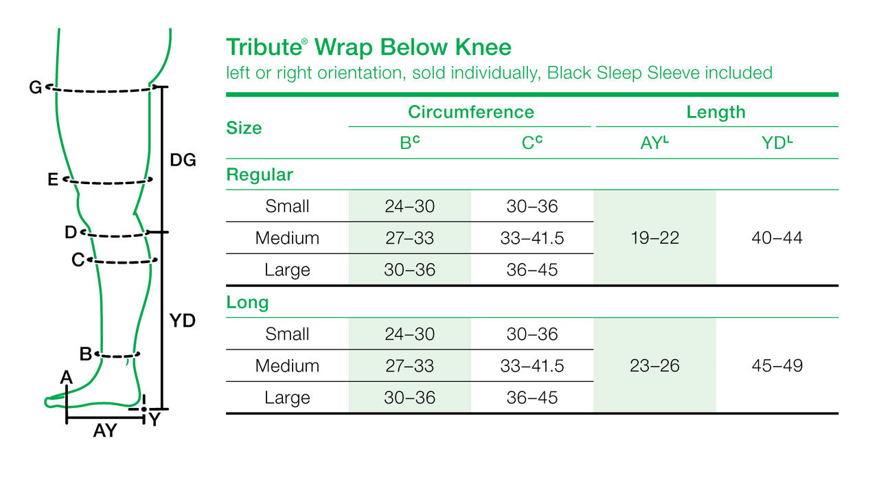Solaris Tribute Wrap Below Knee - Unisex - Knee