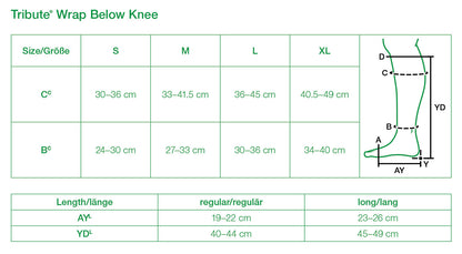 Solaris Sleep Sleeve for Tribute Wrap Below Knee - Unisex - Knee