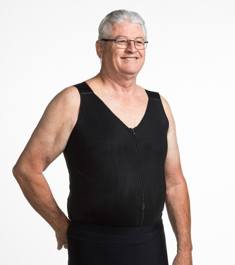 Men's V-Neck Torso Compression Vest by Wear Ease®