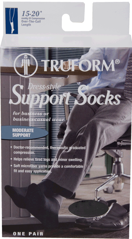Truform Dress Style Calf Length 15-20mmHg