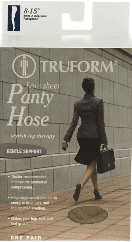Truform Lites Sheer Pantyhose Petite Length 8-15mmHg - Compression Level: Mild 8-15 MmHG - Female - Leg