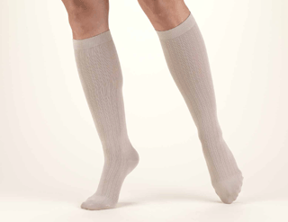 Truform Womens Trouser Ribbed Socks 10-20mmHg