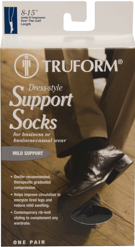 Truform Dress Style Calf Length 8-15mmHg