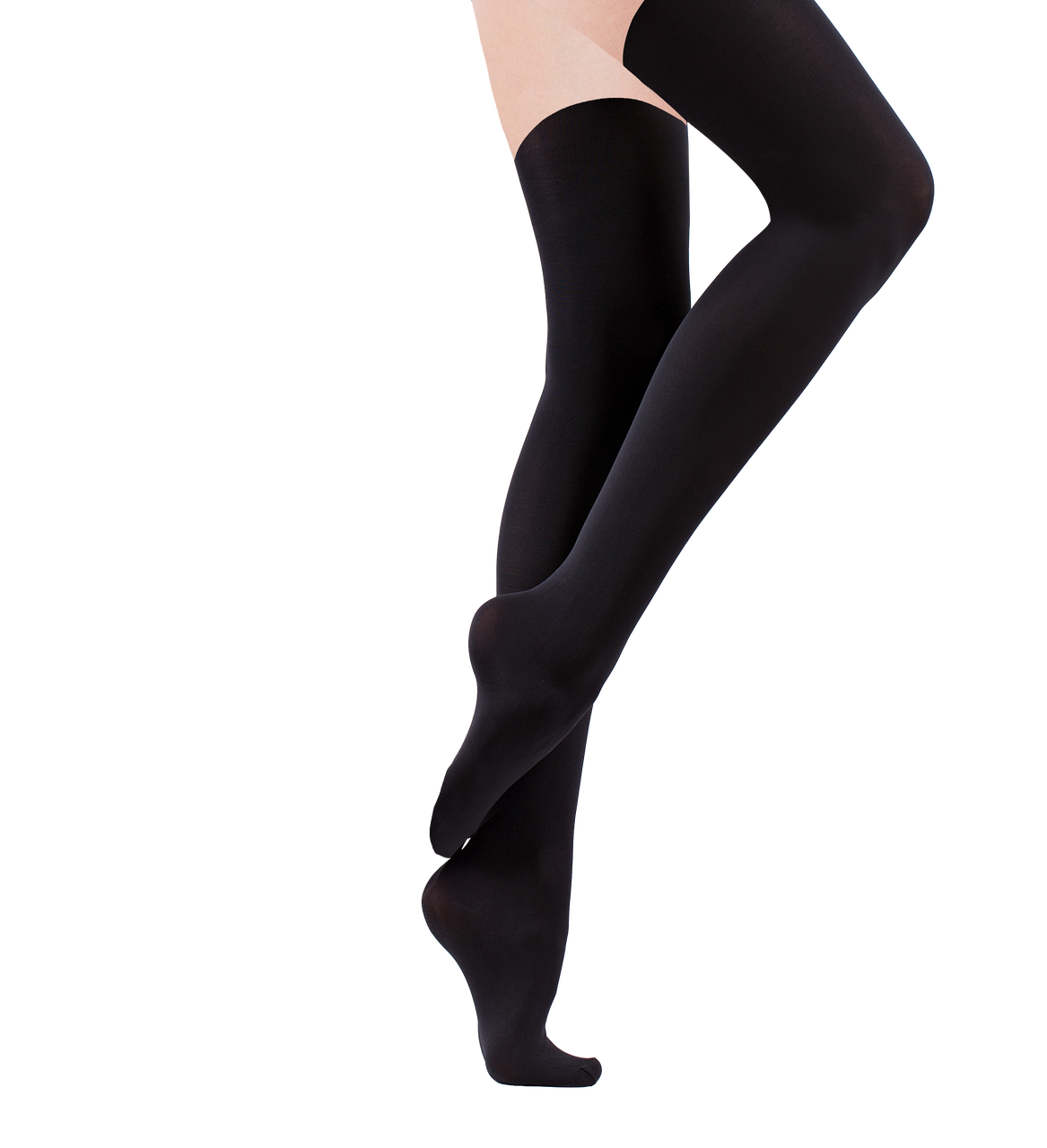 Royfa Opaque Thigh High 15-20mmHg - Compression Level: Moderate 15-20 MmHg - Unisex - Leg