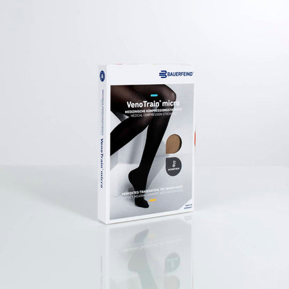 Bauerfeind VenoTrain Micro Women's Pantyhose 30-40mmHg - Compression Level: Extra Firm 30-40 MmHg - Unisex - Leg