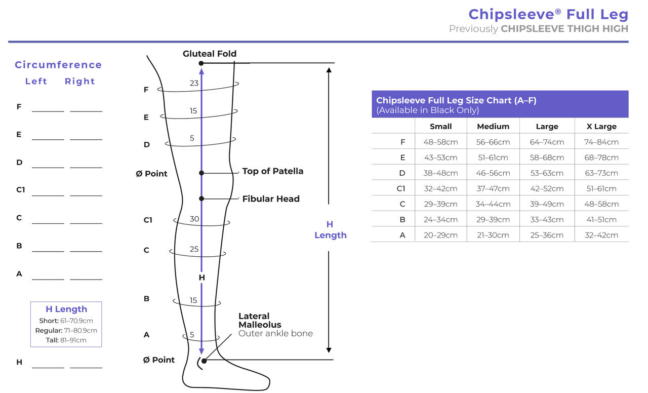 Sigvaris Chipsleeve Full Leg