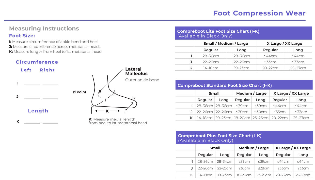Sigvaris Compreboot Standard Foot