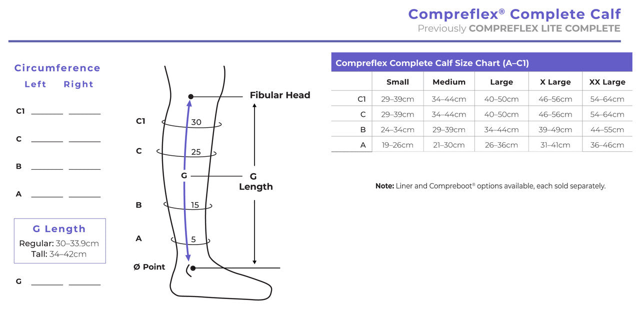 Sigvaris Compreflex Complete Calf