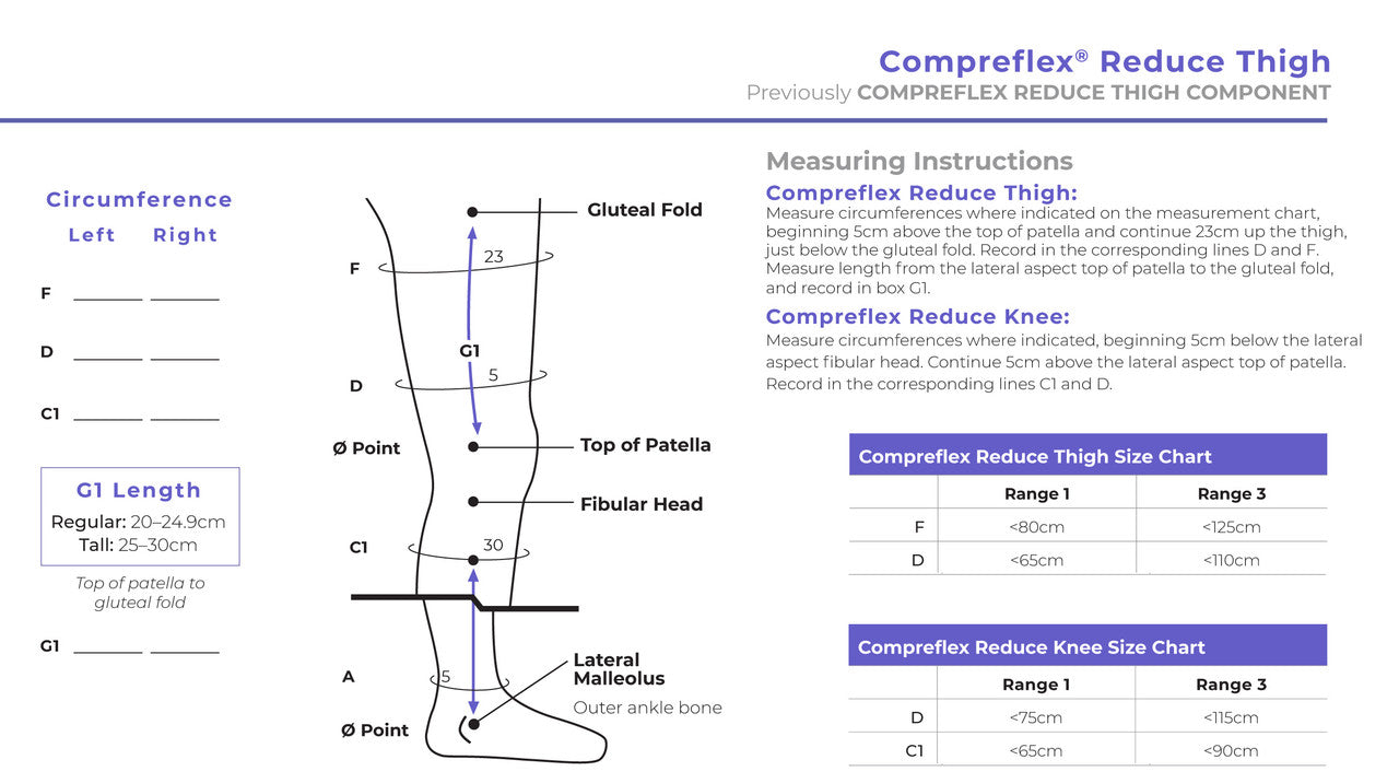 Sigvaris Compreflex Reduce Thigh - Unisex - Leg
