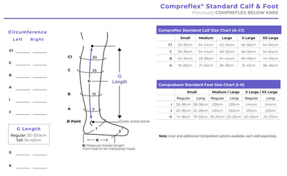 Sigvaris Compreflex Standard Calf & Foot