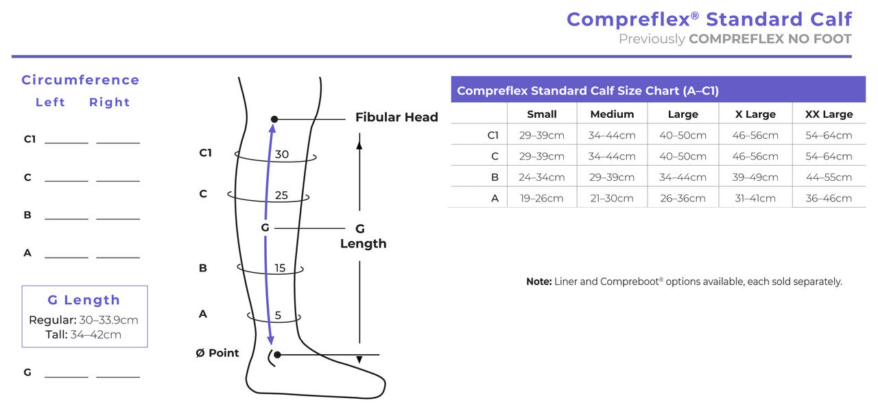 Sigvaris Compreflex Standard Calf