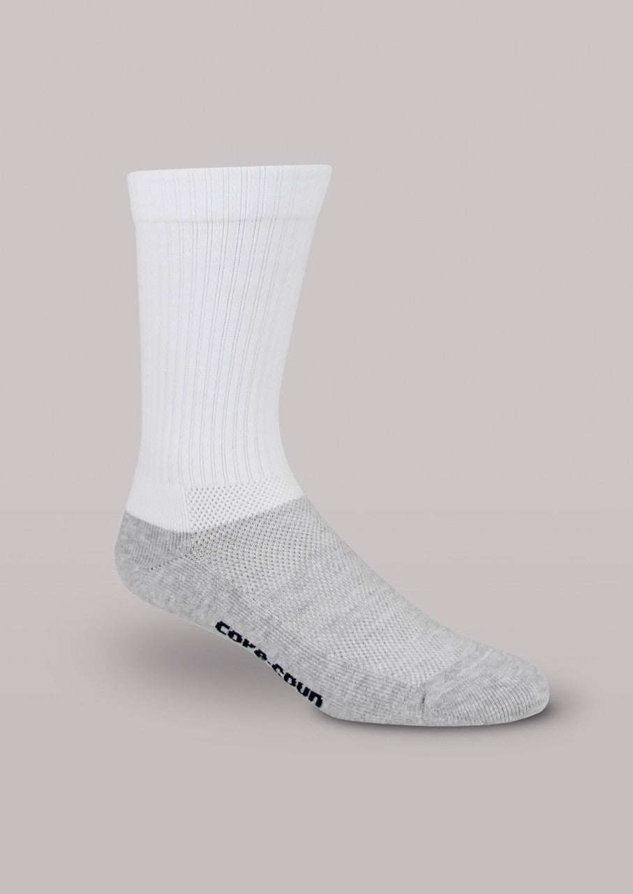 Core-Spun by Therafirm® Gradient Compression Crew Socks 10-15 mmHg