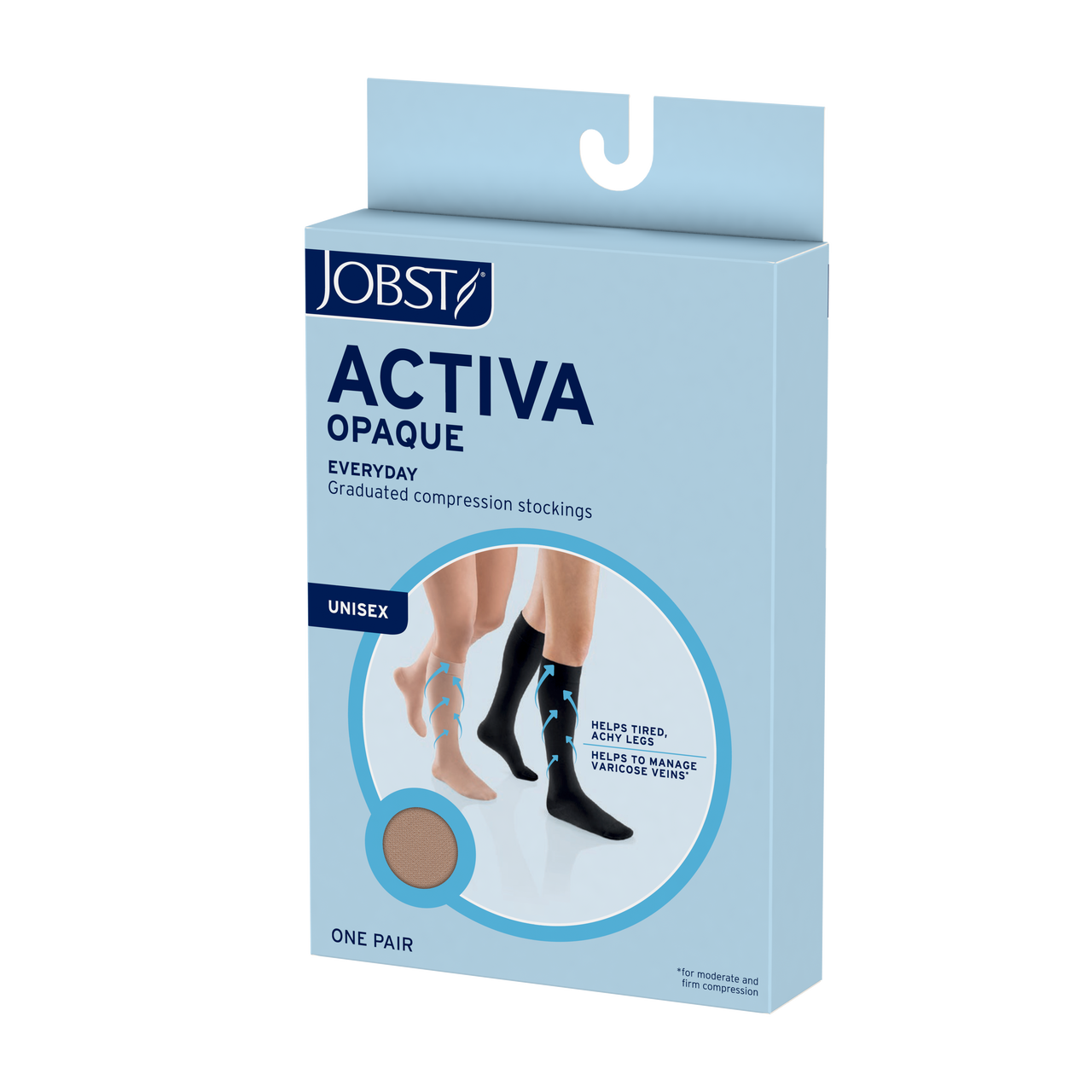 JOBST® Activa Opaque Knee High 20-30mmHg