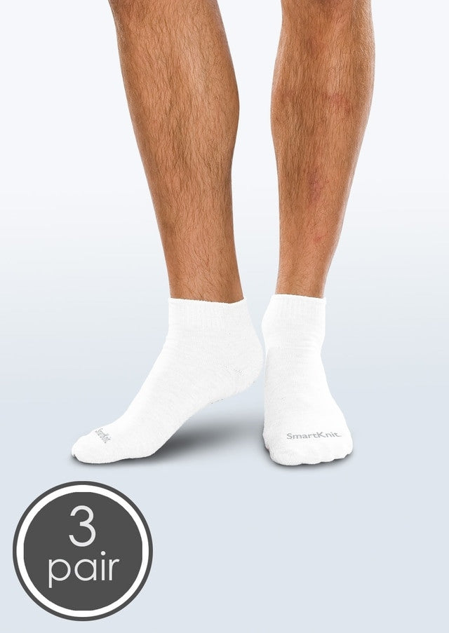 SmartKnit® Seamless Diabetic Socks 3-Pack, Mini-Crew
