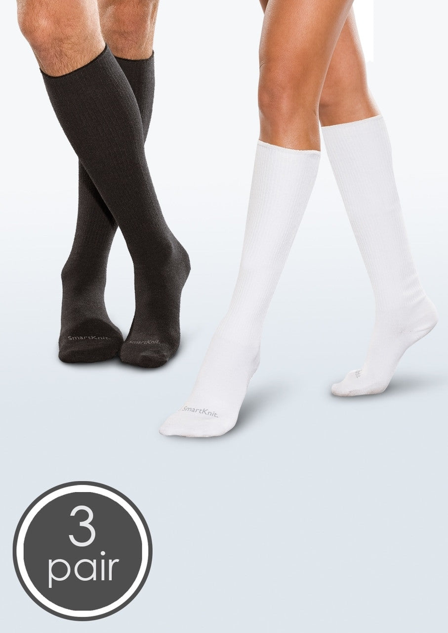 SmartKnit® Seamless Diabetic Socks 3-Pack, Over-the-Calf