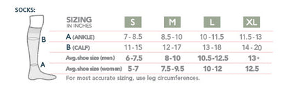 Rejuva Heart Compression Knee High 15-20mmHg - Compression Level: Moderate 15-20 MmHg - Unisex - Knee