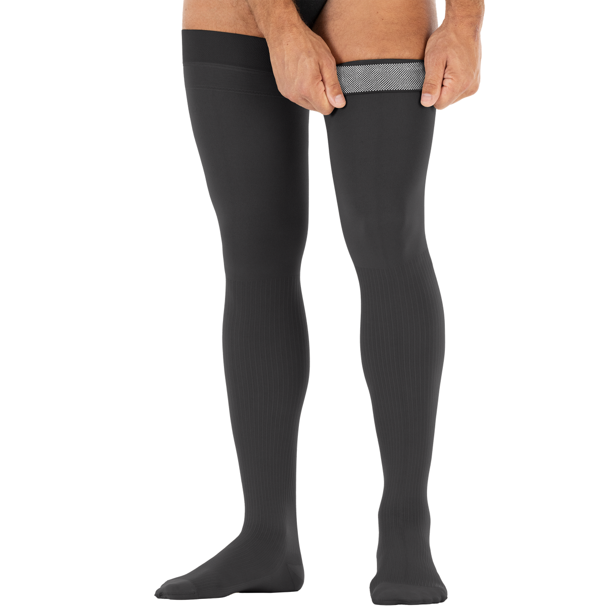 JOBST forMen Thigh High 20-30 mmHg Closed Toe Men's